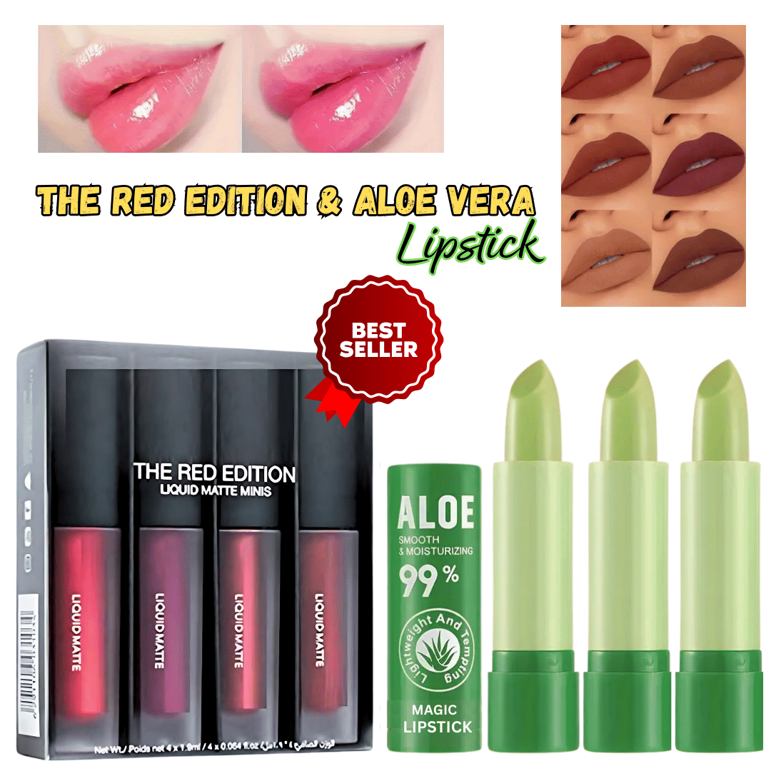     			Sonavi Green,Red Matte Lipstick (Pack Of 6)