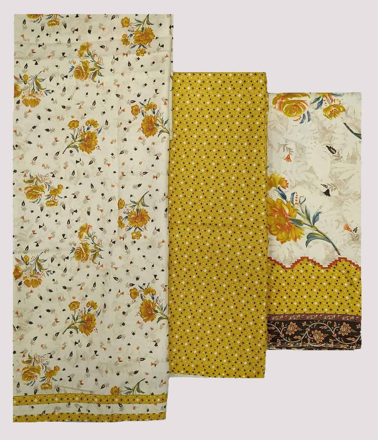 Soul Essence Unstitched Woollen Printed Dress Material - Yellow ( Pack of 1 ) Soul Essence Unstitched Woollen Printed Dress Material - Yellow ( Pack of 1 )