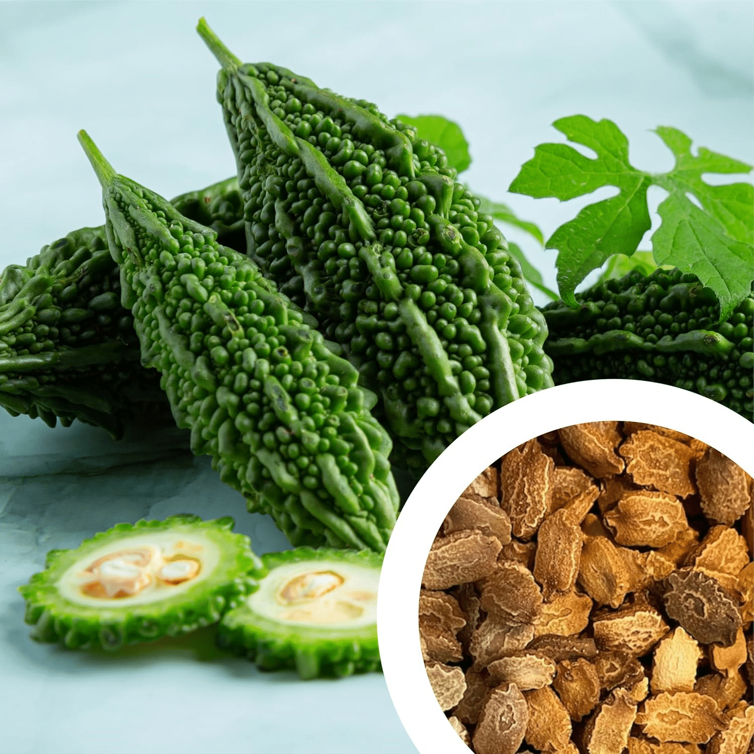     			Vedhahi Organic Bitter Gourd Vegetable ( 60 Seeds )