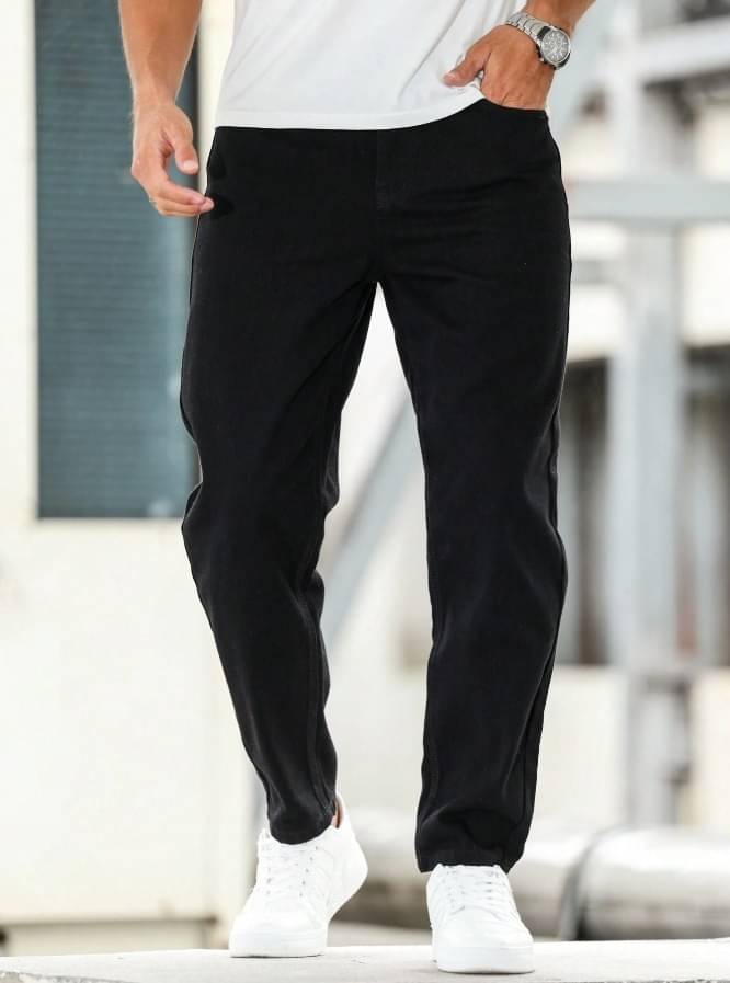     			WOOMNY Slim Fit Basic Men's Jeans - Black ( Pack of 1 )