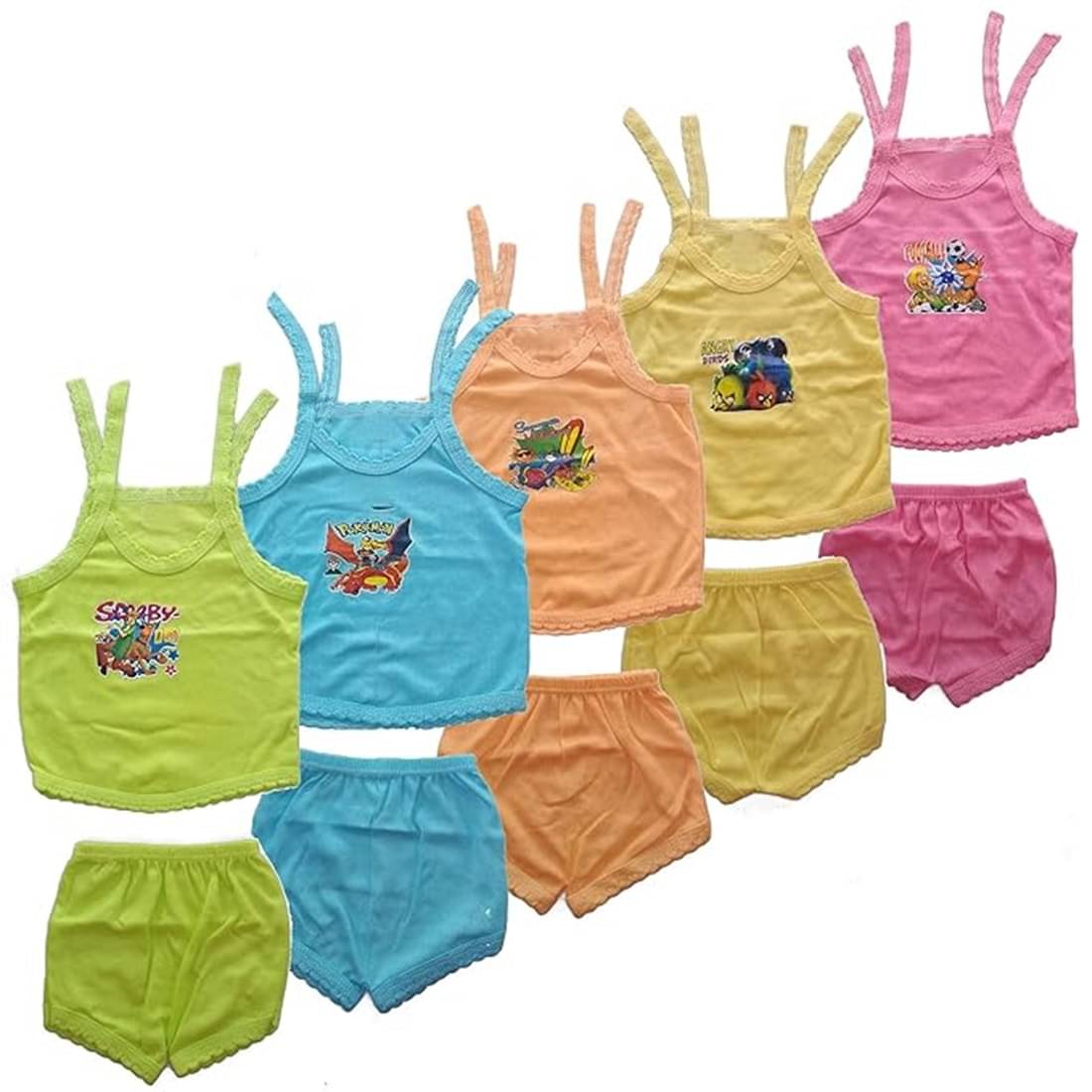 kaseera Pack of 1 Baby Boys Cotton T-Shirt & Shorts Set ( Multicolor 3 ) kaseera Pack of 1 Baby Boys Cotton T-Shirt & Shorts Set ( Multicolor 3 )