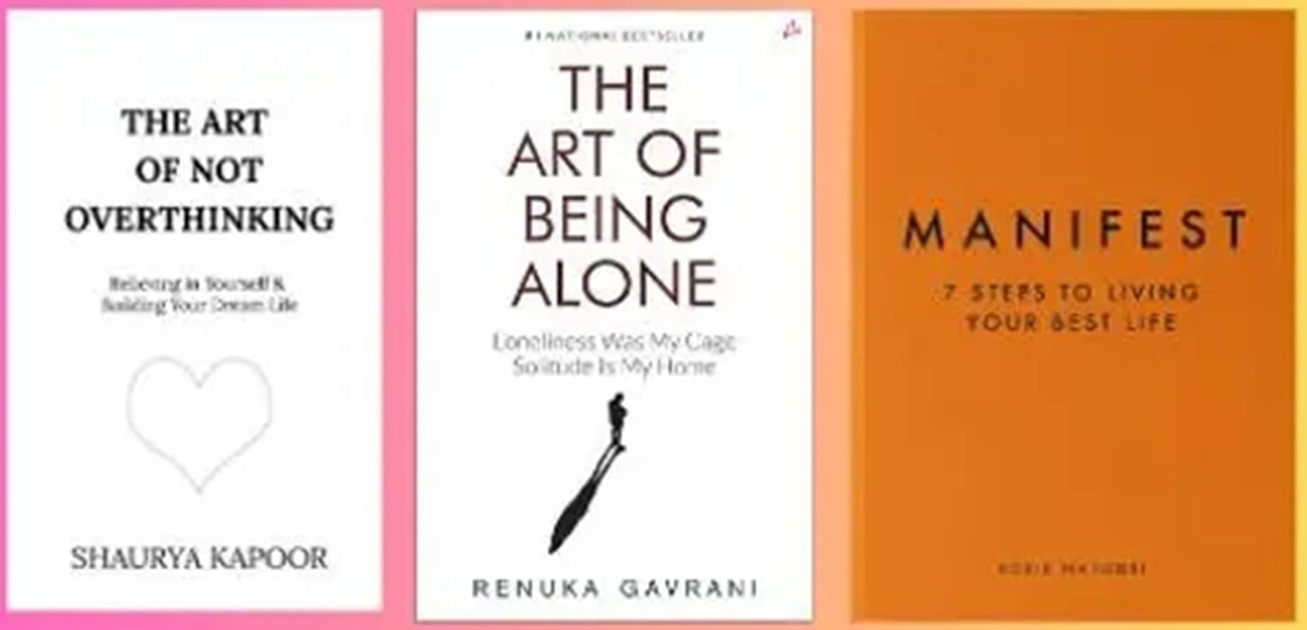     			3 Books combo The Art of Not Overthinking + The Art of Being Alone + Manifest: 7 Steps to living your best life