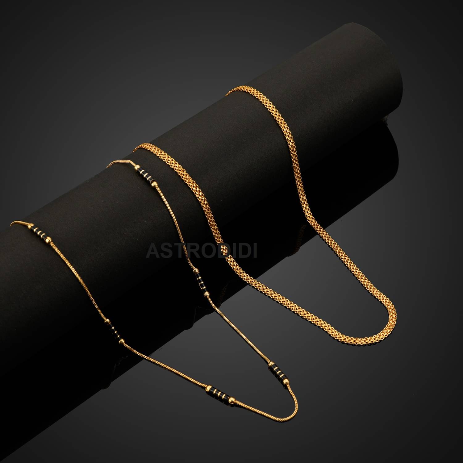    			Astrodidi Gold Plated Chain ( Set of 1 )