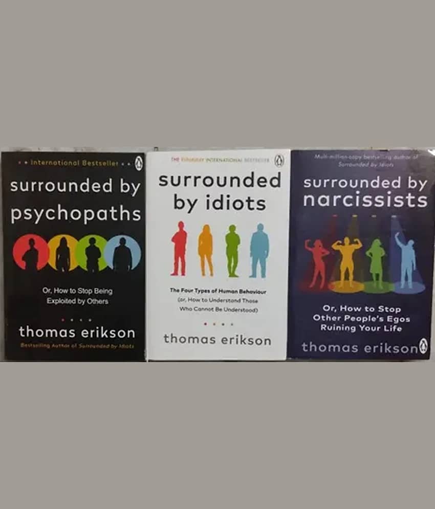 Best Combo Of 3 Books :- Surrounded By Psychopaths + Surrounded By Idiots Surrounded By Narcissistic - Stationery | Buy online on ZillyBuy