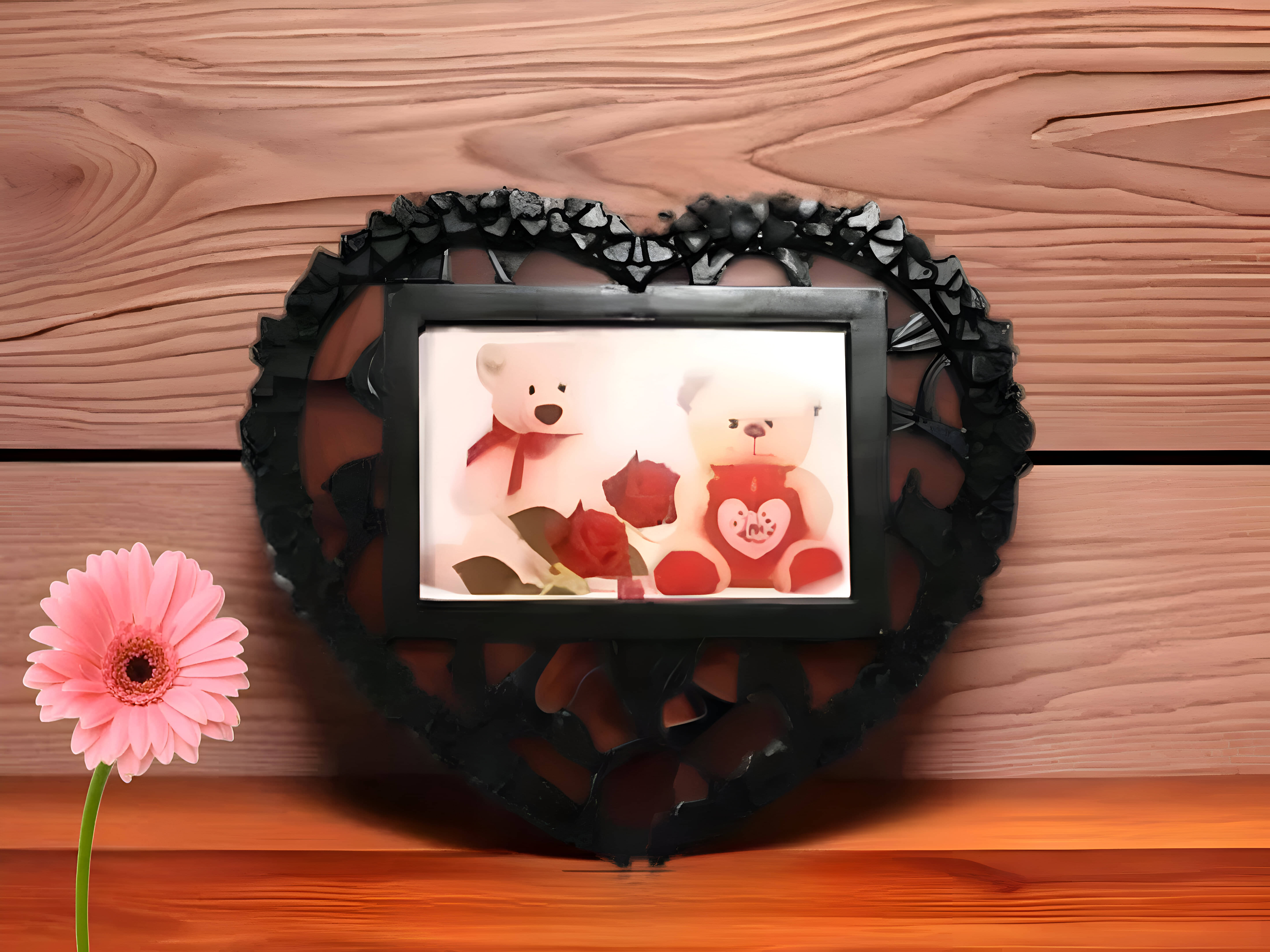     			CHARKEE PVC Multicolour Single Photo Frame No. of Pieces- 1