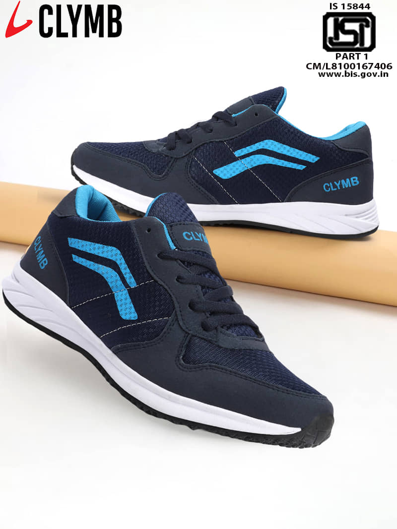 Clymb Blue Men's Sports Running Shoes - Sports Shoes | Buy online on ZillyBuy