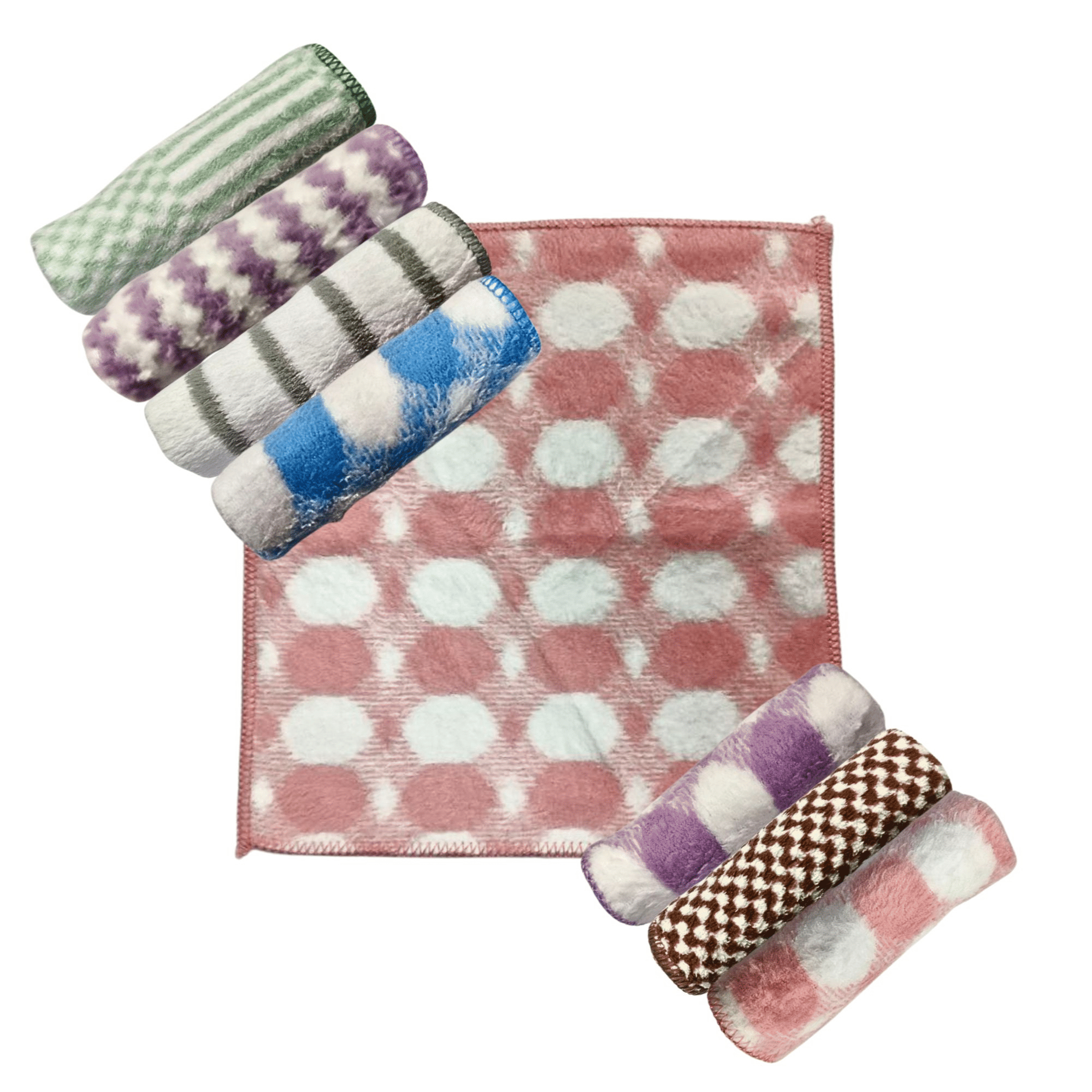 High Absorbent and Super Soft Microfiber Face Towel (Random Designs & Color) (25 x 25 CM) Pack of 8 High Absorbent and Super Soft Microfiber Face Towel (Random Designs & Color) (25 x 25 CM) Pack of 8