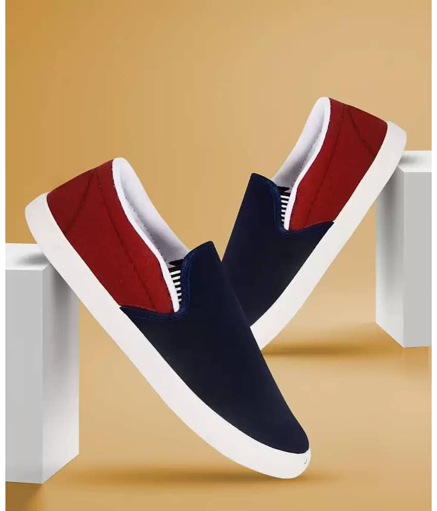 Hotspot Maroon Men's Slip on - Formal Shoes | Buy online on ZillyBuy