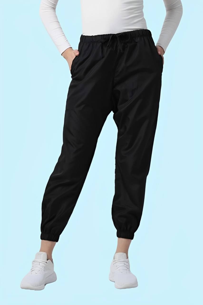     			MAYKR Pack of 1 Lycra Regular Women's Joggers ( Black )