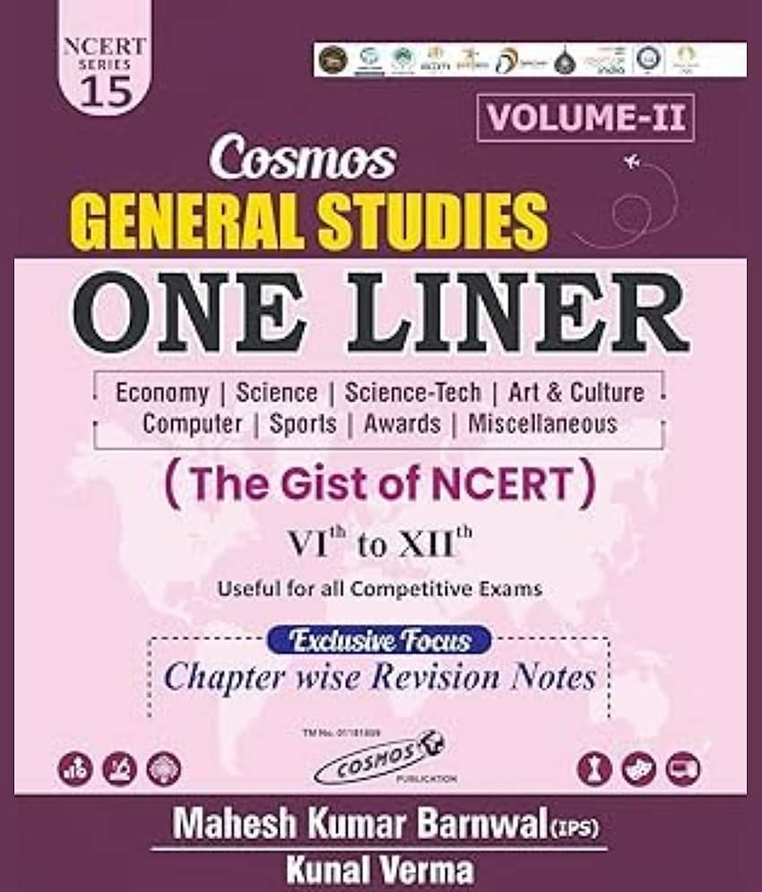 Mahesh Kumar Banrwal General Study One Liner Vol-2, 2025-25 Edition (The Gist Of NCERT Class 6-12) - Stationery | Buy online on ZillyBuy