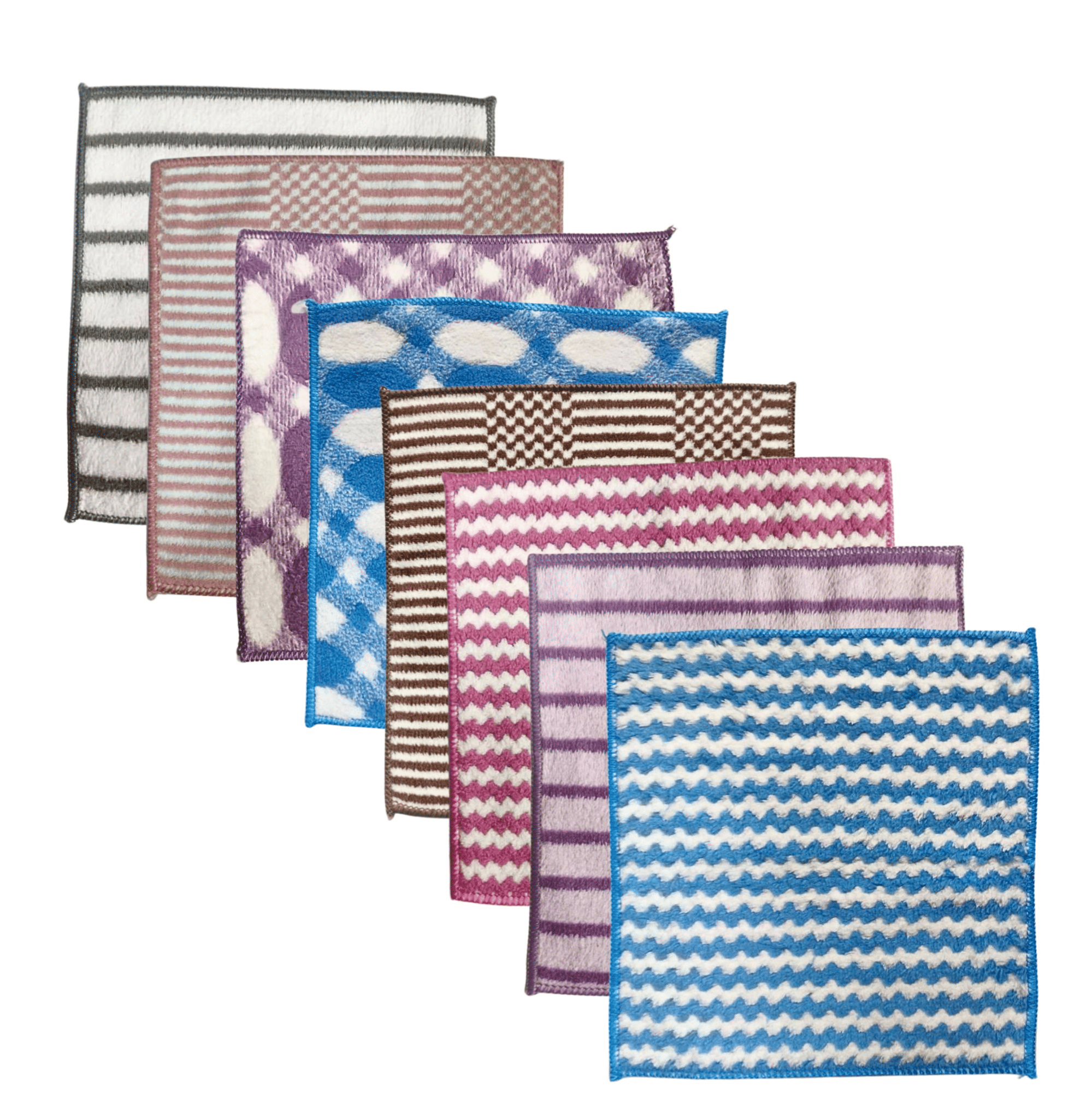     			Microfiber Light Weight Handkerchief Extra Soft (Random Designs & Color) (25 x 25 inch)