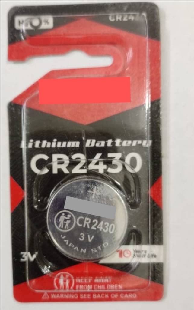    			PPI ONLINE CR2430 LITHIUM ITTA Lithium ion 3V Non Rechargeable Battery For Camera ( Pack of 1 )