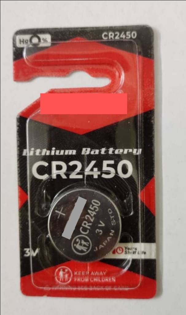 PPI ONLINE CR2450 BATTERY 1ITTA Lithium ion 3V Non Rechargeable Battery For Camera ( Pack of 1 ) PPI ONLINE CR2450 BATTERY 1ITTA Lithium ion 3V Non Rechargeable Battery For Camera ( Pack of 1 )