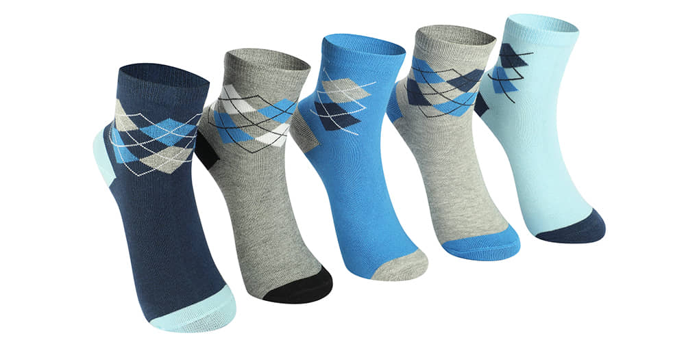 PRIMESOX Pack of 5 Boys Cotton Full Length Socks ( Multocolor 6 ) - Socks | Buy online on ZillyBuy