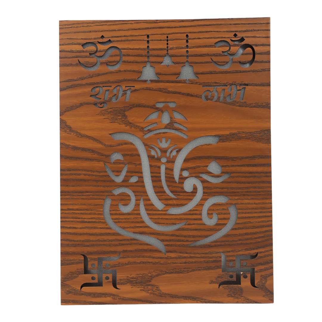     			RAKSHI Wood Lord Ganesha Idol ( 30 cm )