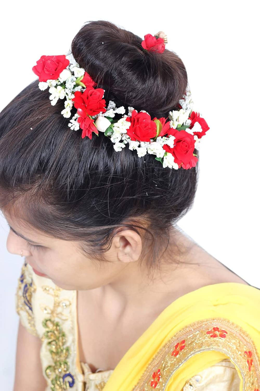 RITZKART Red,White Hair Accessory Set ( Pack of 1 ) RITZKART Red,White Hair Accessory Set ( Pack of 1 )