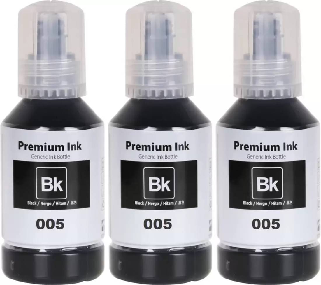     			zokio 005 Black Pack of 3 Cartridge for Ink Bottle M3140, M3170, M1120, M1140, M1180, M2140