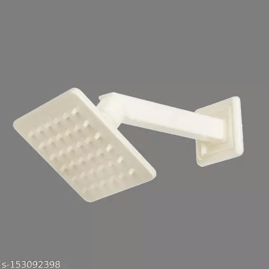 BATHBLISS 4x4"Inch PVC Feny Shower with 7" Arm Plastic (ABS) Overhead Shower