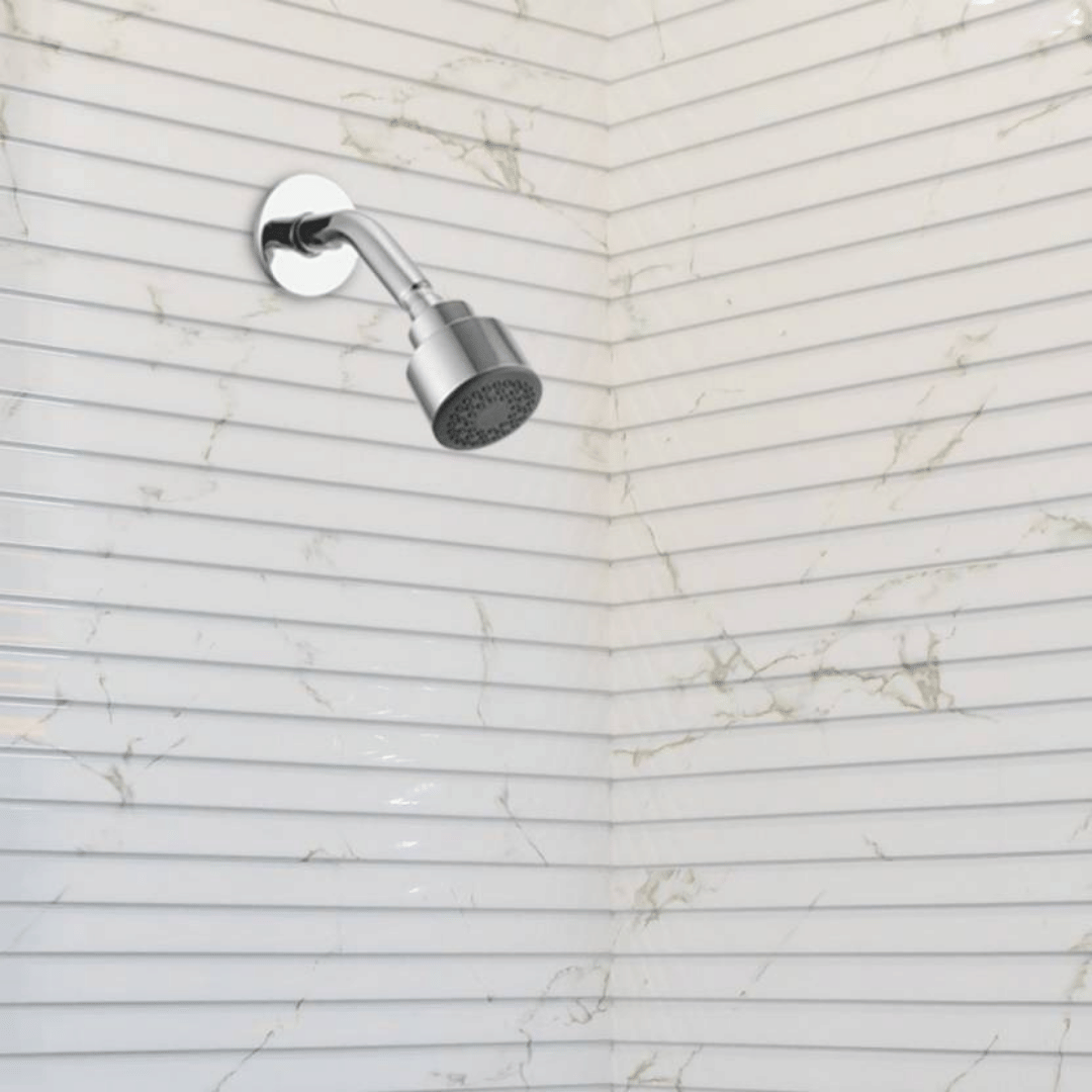 COSVIT 3" Black Nozzle Shower with 7" SS Arm Plastic (ABS) Overhead Shower COSVIT 3" Black Nozzle Shower with 7" SS Arm Plastic (ABS) Overhead Shower