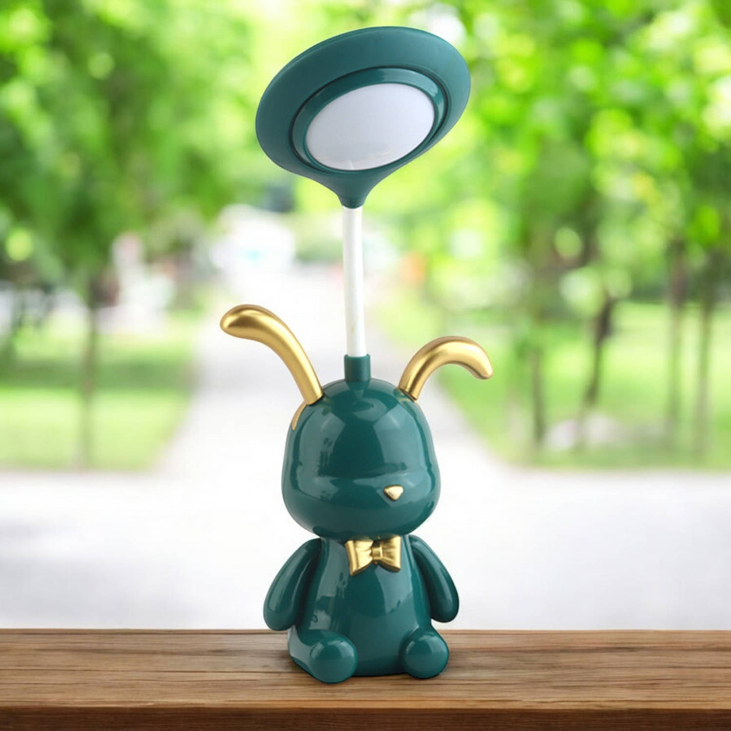     			Flenzy Green Study Table Lamp ( Pack of 1 )