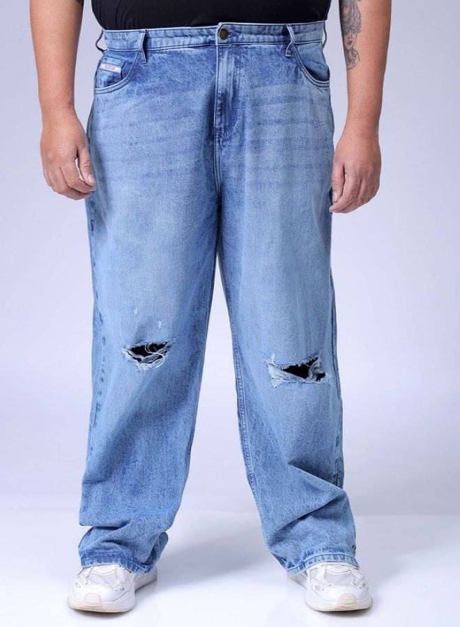 HARDSODA Basic Men's Jeans - Blue ( Pack of 1 ) HARDSODA Basic Men's Jeans - Blue ( Pack of 1 )