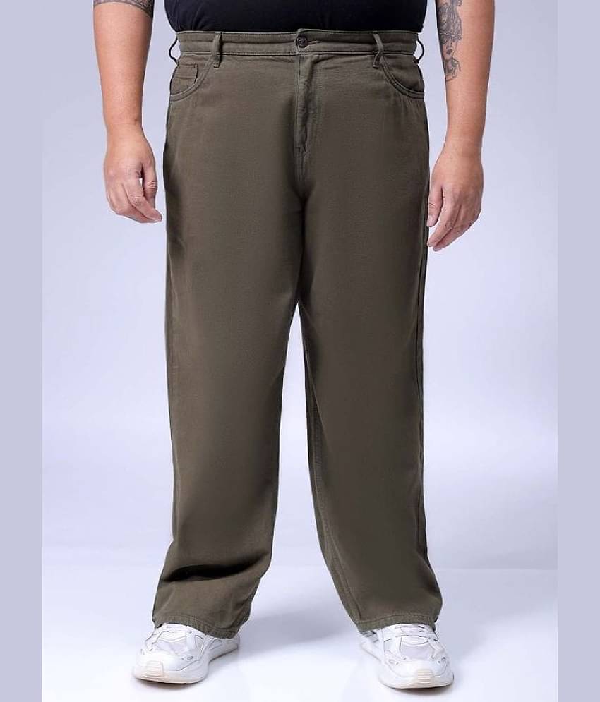 HARDSODA Basic Men's Jeans - Olive ( Pack of 1 )