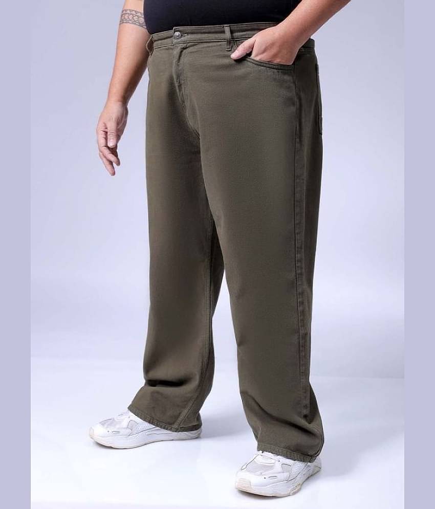 HARDSODA Basic Men's Jeans - Olive ( Pack of 1 )