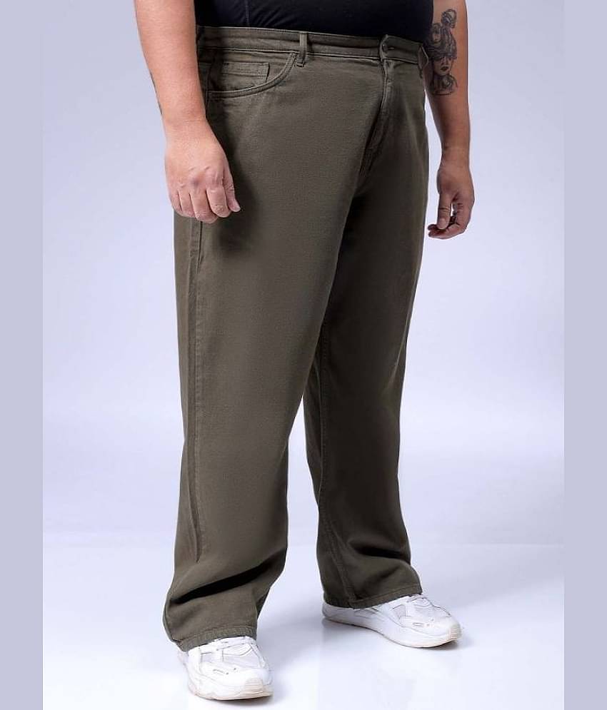 HARDSODA Basic Men's Jeans - Olive ( Pack of 1 )