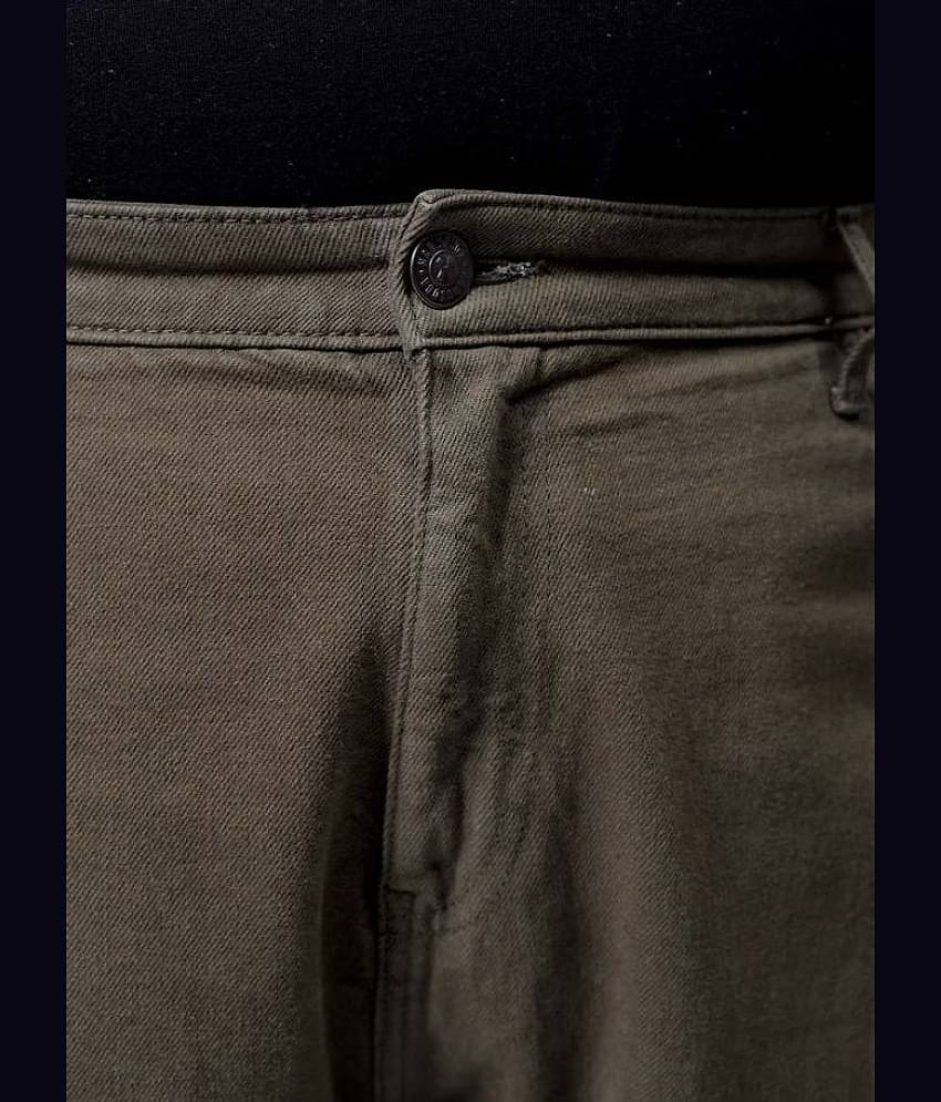 HARDSODA Basic Men's Jeans - Olive ( Pack of 1 )