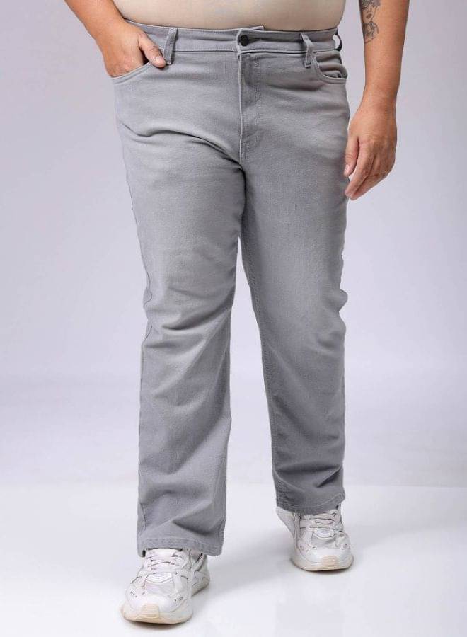 HARDSODA Regular Fit Bootcut Men's Jeans - Grey ( Pack of 1 ) HARDSODA Regular Fit Bootcut Men's Jeans - Grey ( Pack of 1 )