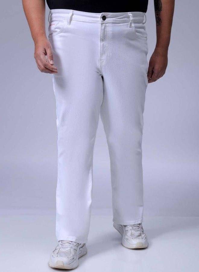 HARDSODA Regular Fit Bootcut Men's Jeans - White ( Pack of 1 ) HARDSODA Regular Fit Bootcut Men's Jeans - White ( Pack of 1 )