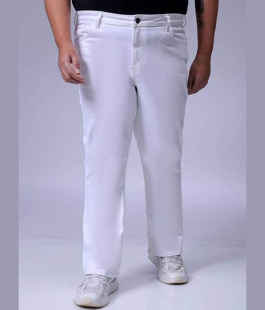 HARDSODA Regular Fit Bootcut Men's Jeans - White ( Pack of 1 )