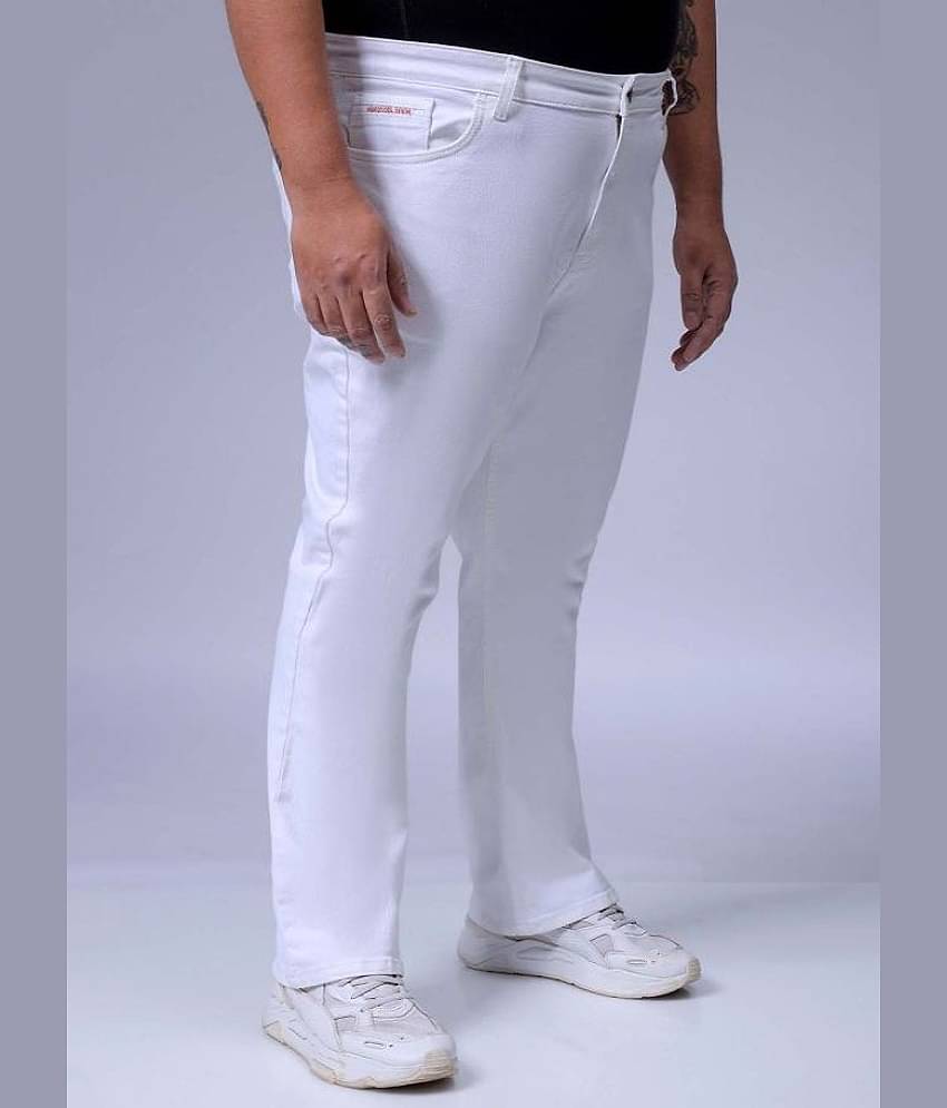 HARDSODA Regular Fit Bootcut Men's Jeans - White ( Pack of 1 )