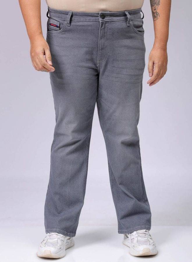HARDSODA Regular Fit Bootcut Men's Jeans - Grey ( Pack of 1 ) HARDSODA Regular Fit Bootcut Men's Jeans - Grey ( Pack of 1 )