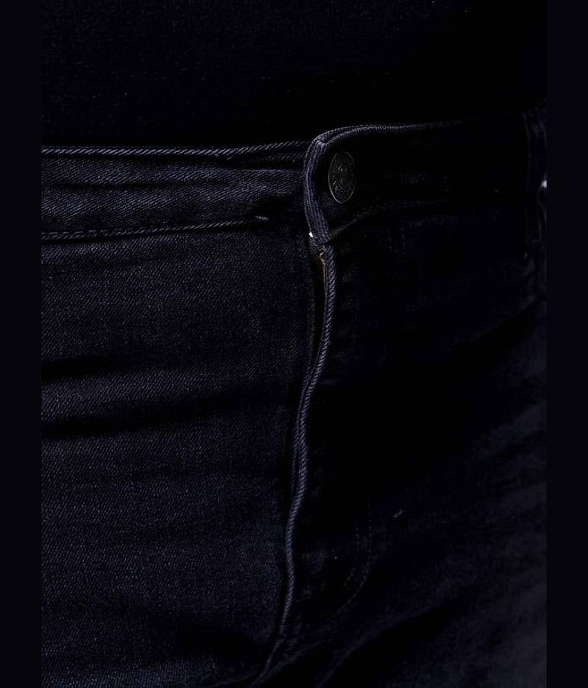 HARDSODA Slim Fit Basic Men's Jeans - Black ( Pack of 1 )