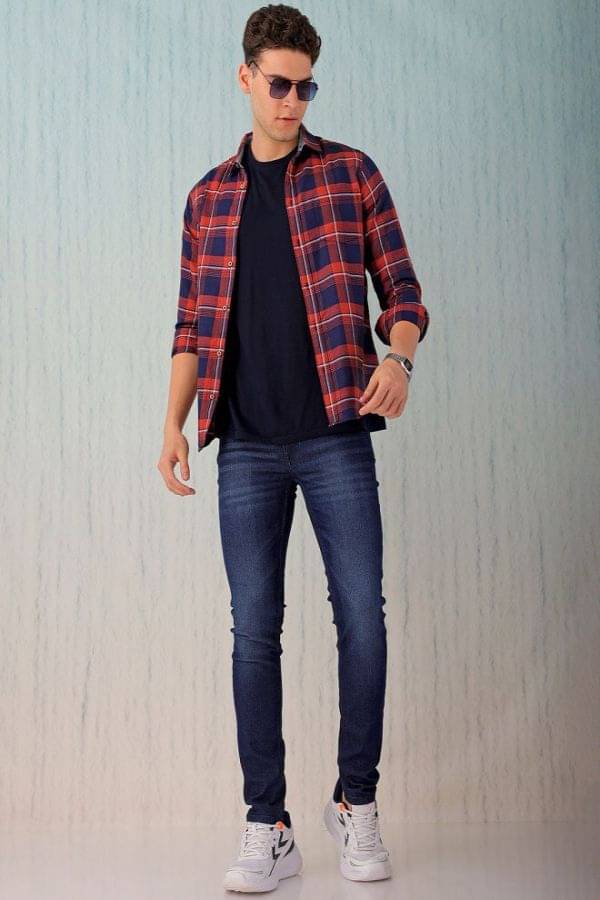     			HARDSODA Slim Fit Clean Look Men's Jeans - Blue ( Pack of 1 )