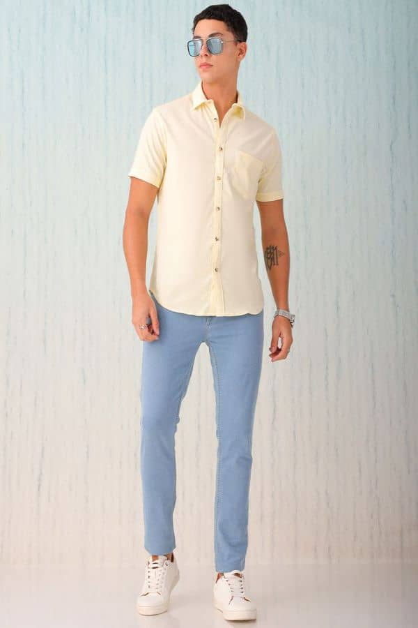 HARDSODA Slim Fit Clean Look Men's Jeans - Blue ( Pack of 1 ) - Jeans | Buy online on ZillyBuy