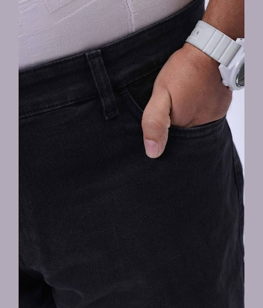 HARDSODA Straight Basic Men's Jeans - Black ( Pack of 1 )