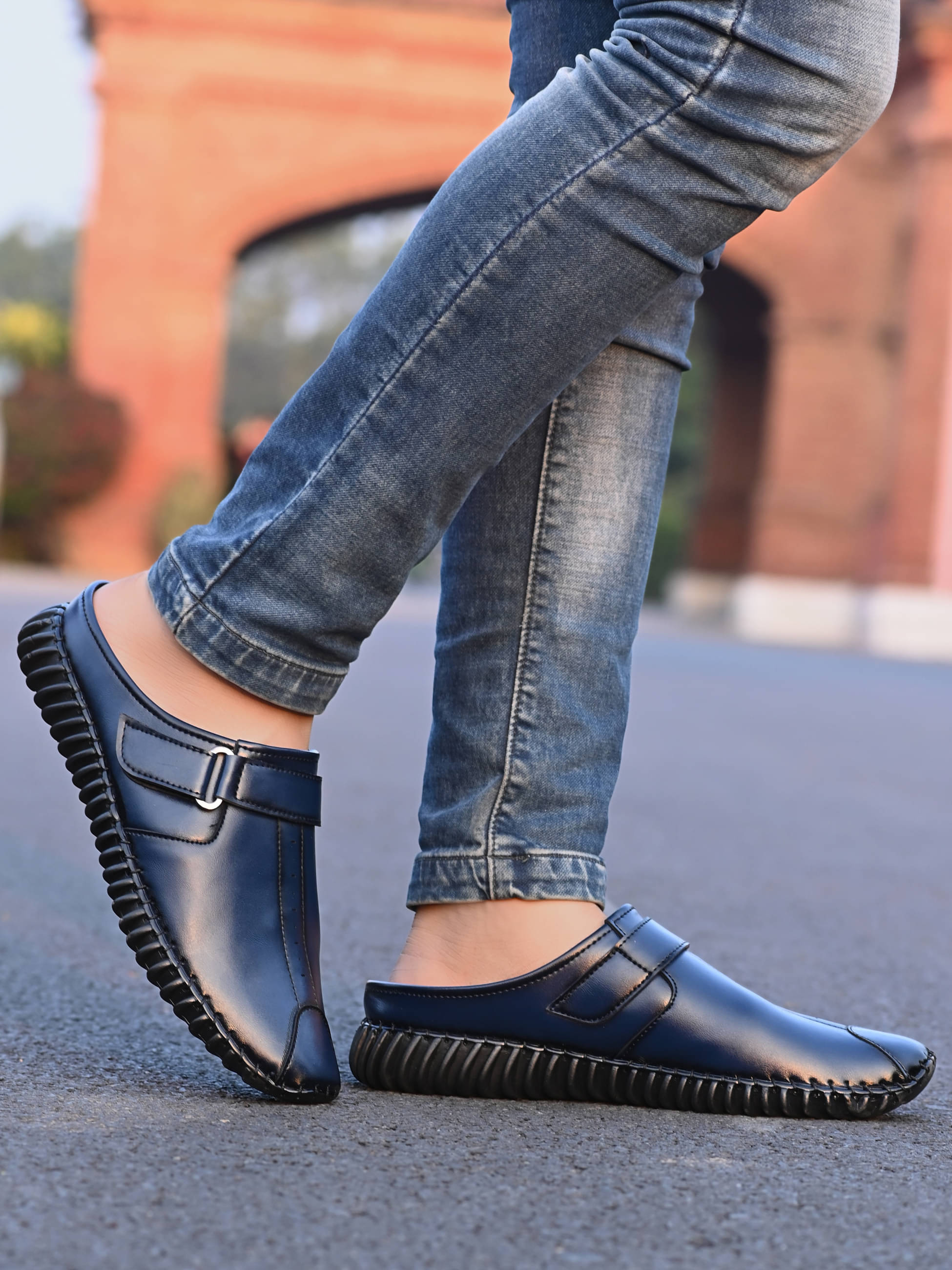     			Kastava Blue Men's Slip-on Shoes