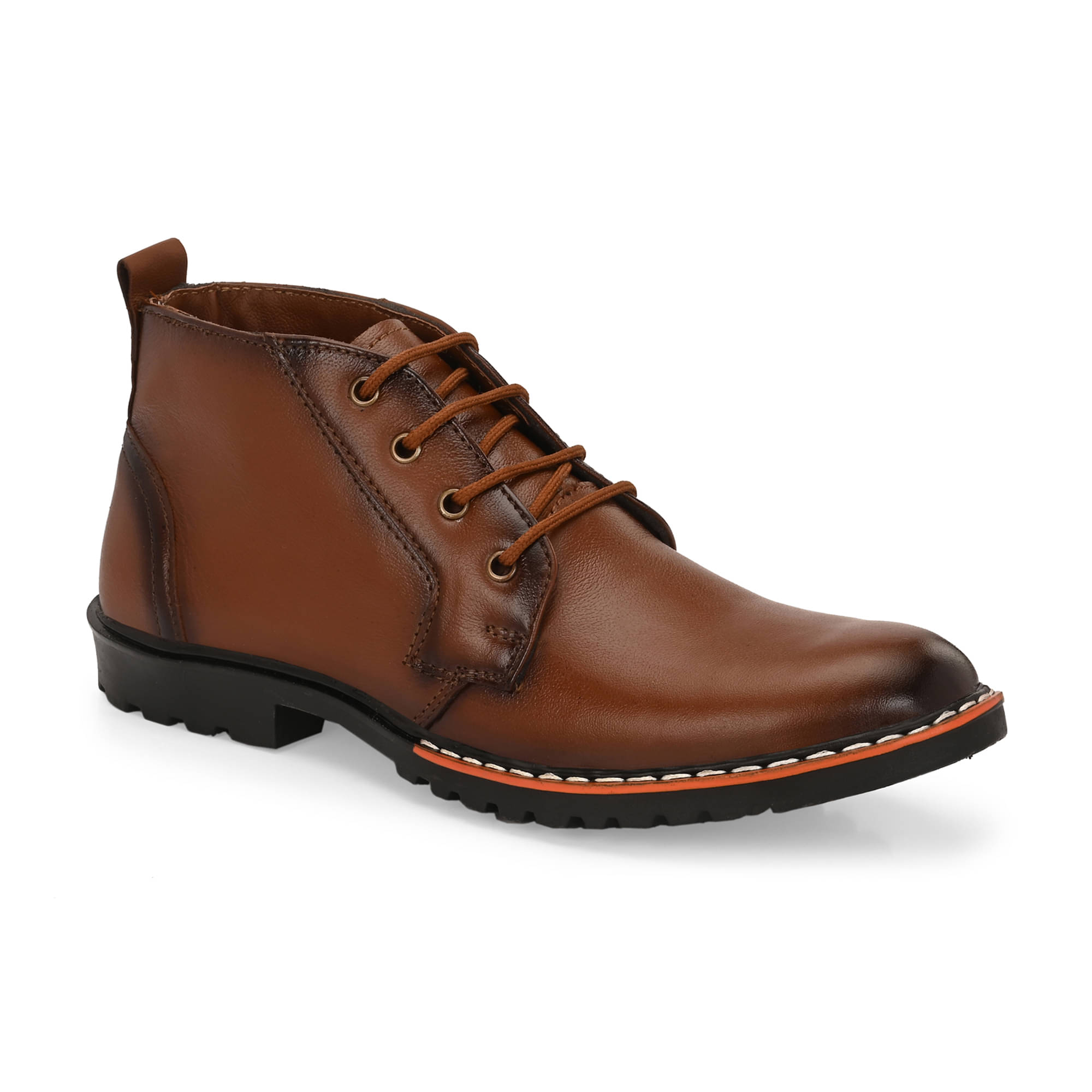 Leeport Tan Men's Formal Boots Leeport Tan Men's Formal Boots