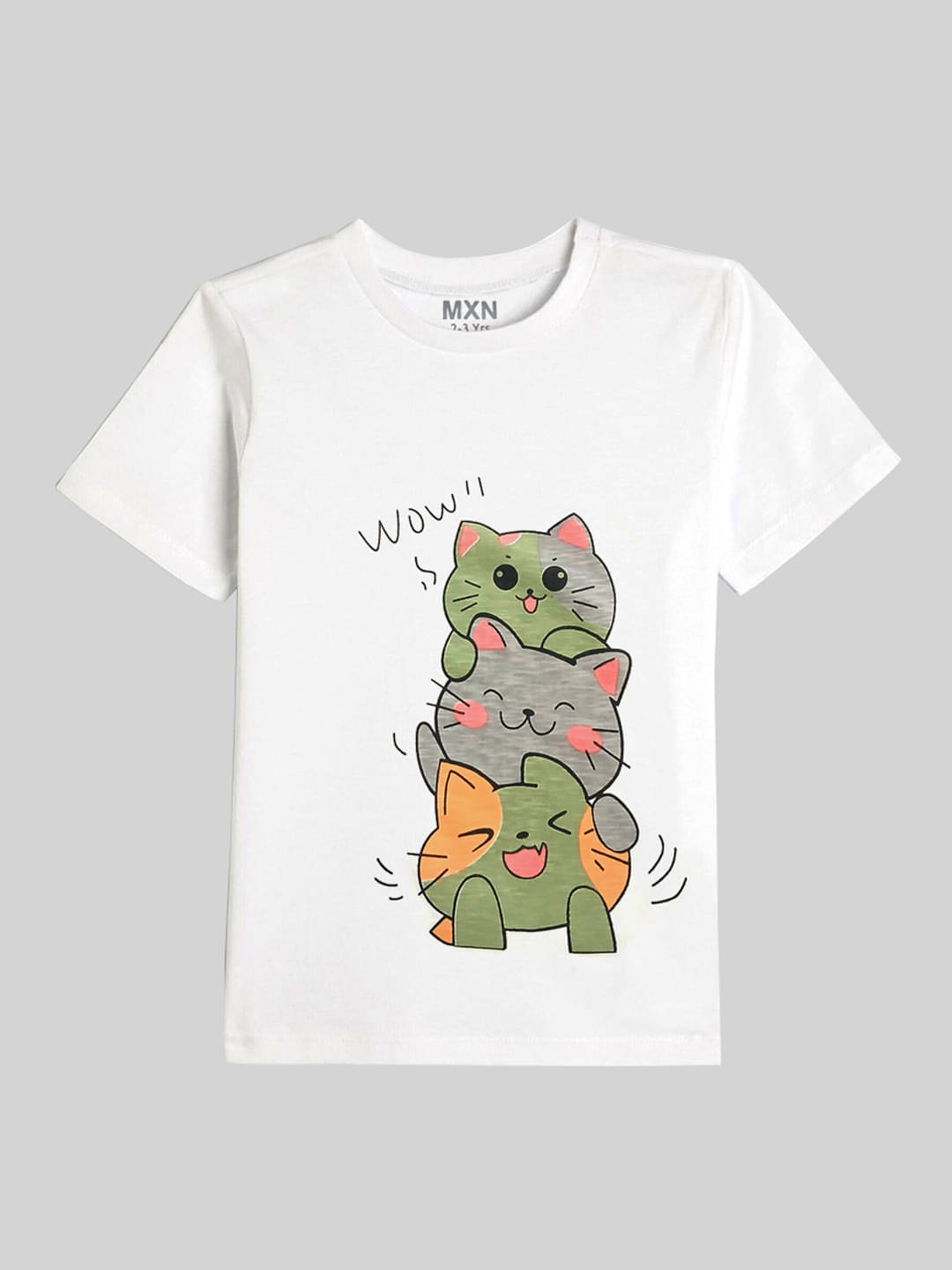     			Nyker Pack of 1 Boys Cotton Blend T-Shirt ( White )