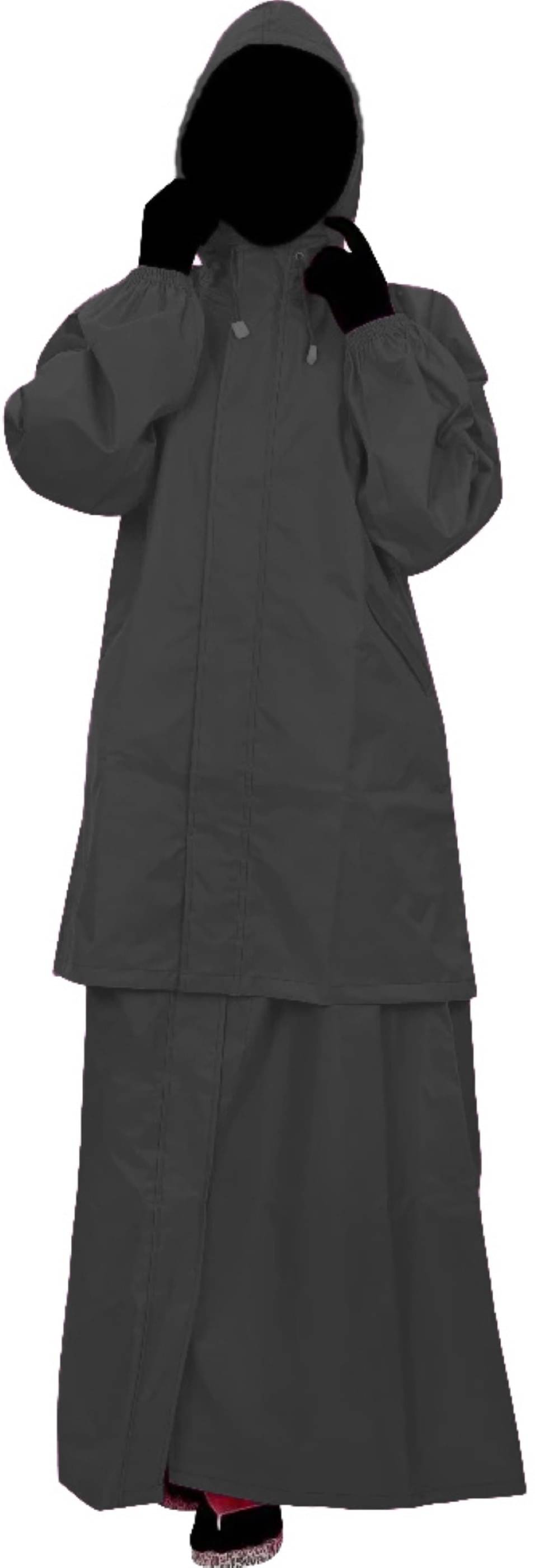     			Reoutlook Polyester Raincoat Set - Grey