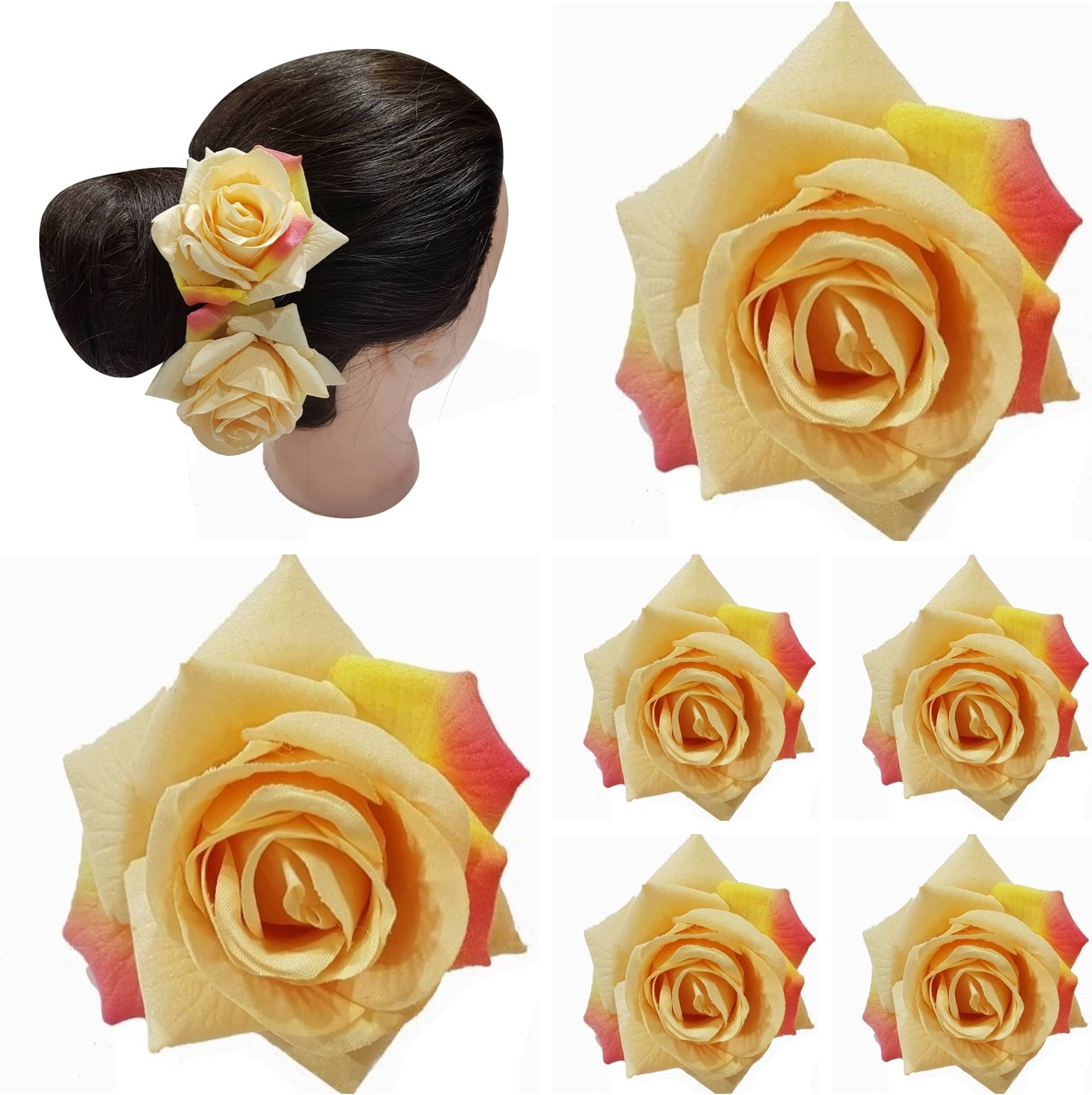     			Rhosyn Beige Women's Hair Clip ( Pack of 6 )