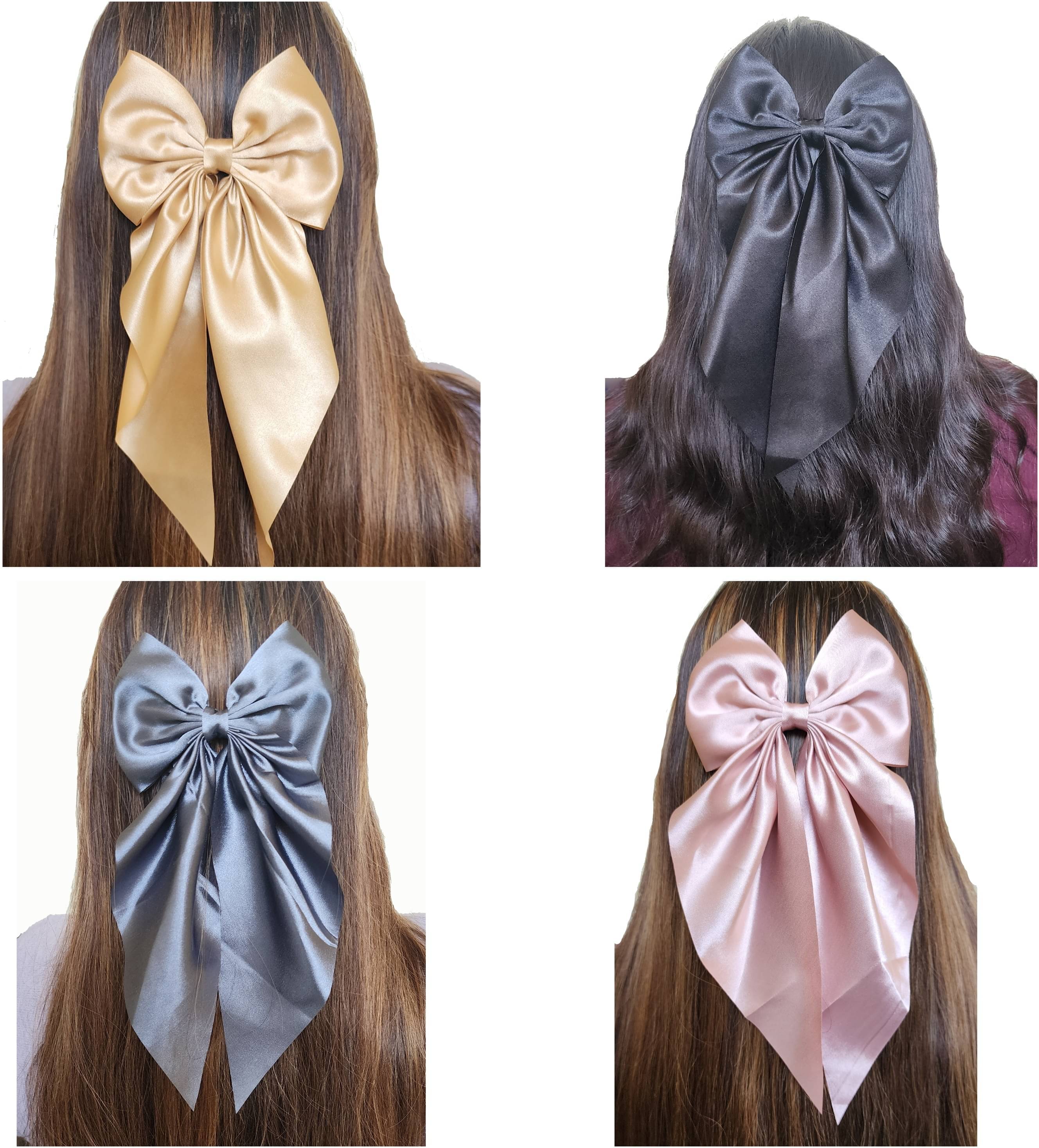     			Rhosyn Beige Women's Hair Clip ( Pack of 4 )