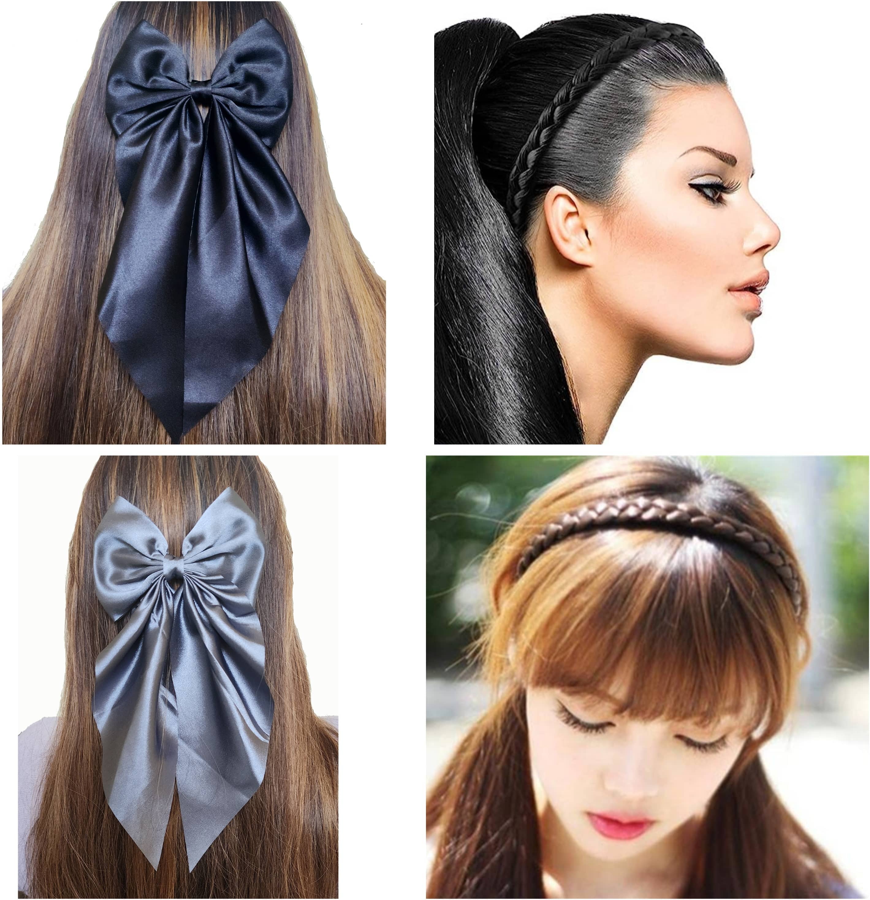 Rhosyn Black Women's Hair Clip ( Pack of 4 ) - Jewellery Sets | Buy online on ZillyBuy