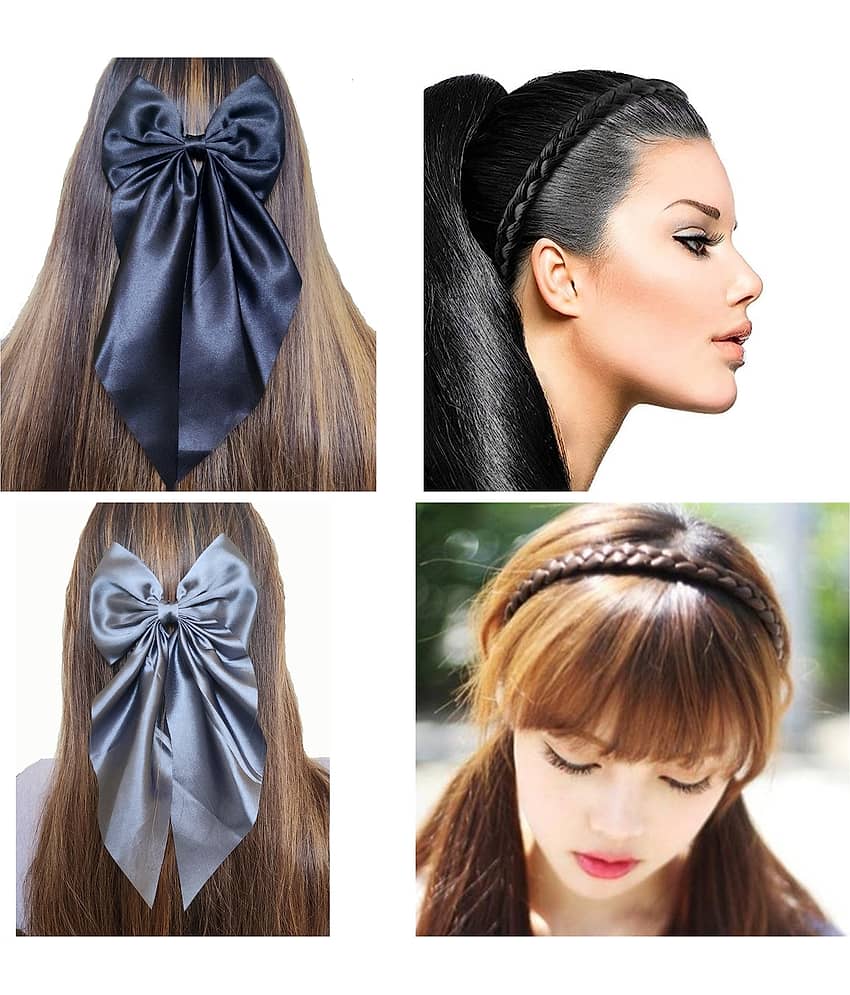 Rhosyn Black Women's Hair Clip ( Pack of 4 ) - Jewellery Sets | Buy online on ZillyBuy