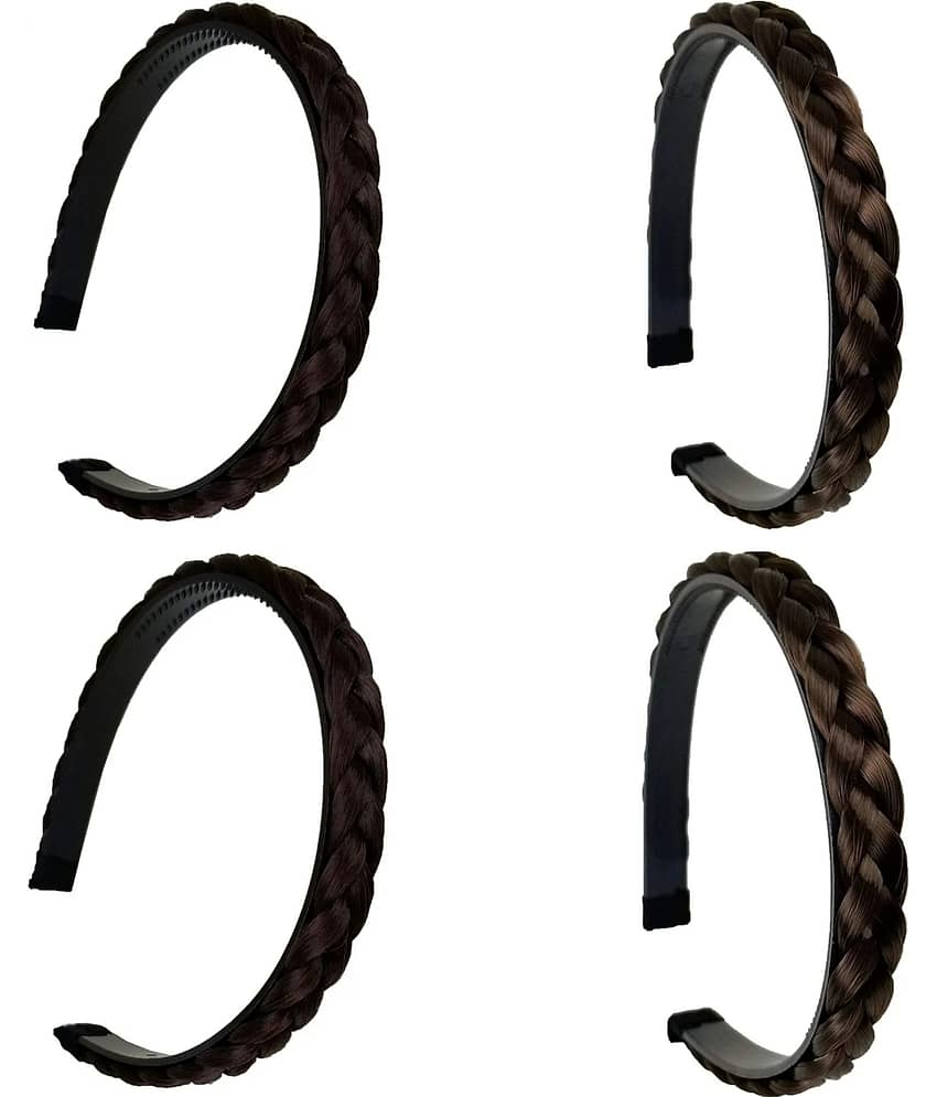 Rhosyn Black Women's Hair Band ( Pack of 4 ) - Jewellery Sets | Buy online on ZillyBuy