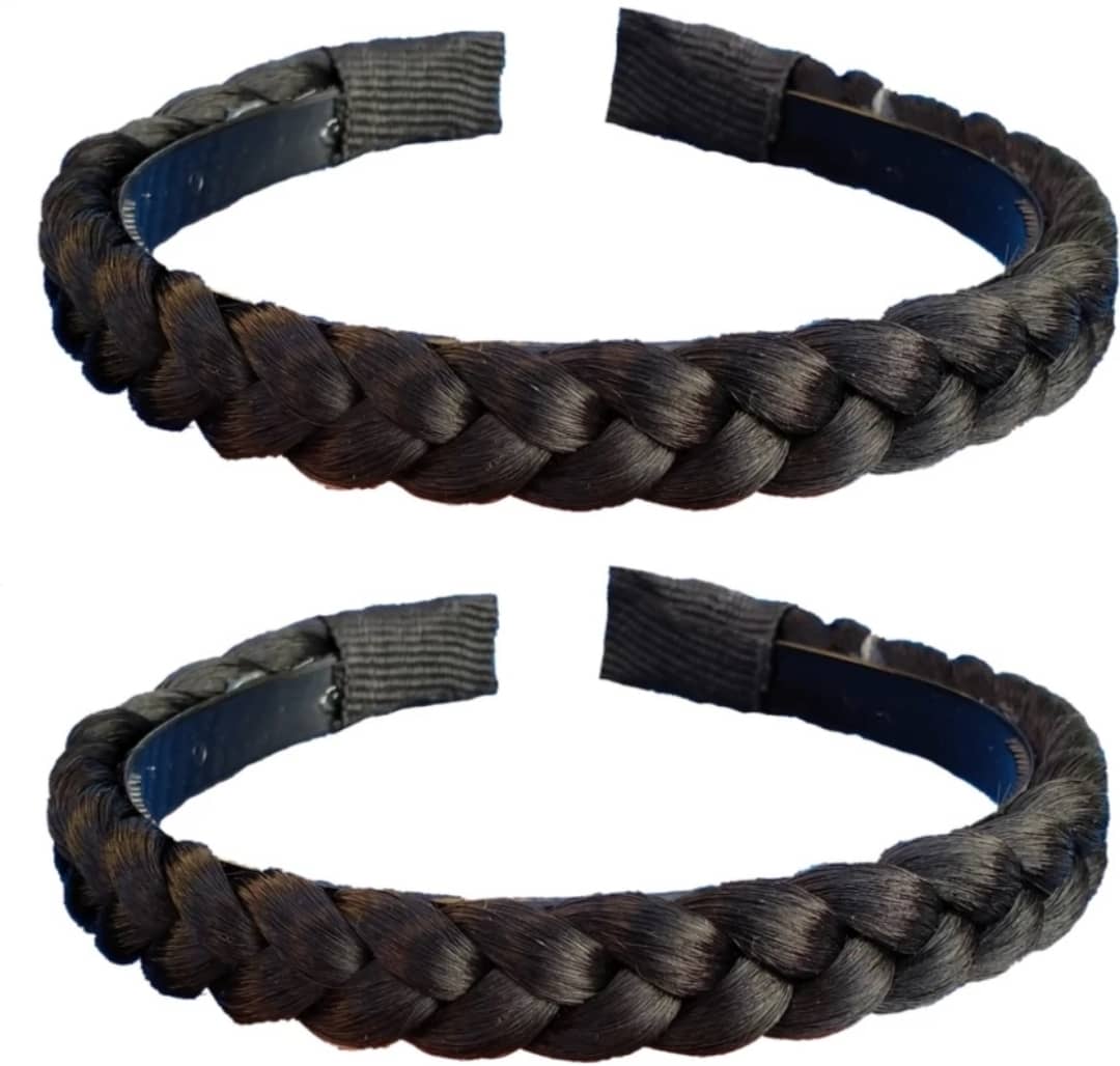 Rhosyn Black Women's Hair Band ( Pack of 2 ) - Jewellery Sets | Buy online on ZillyBuy