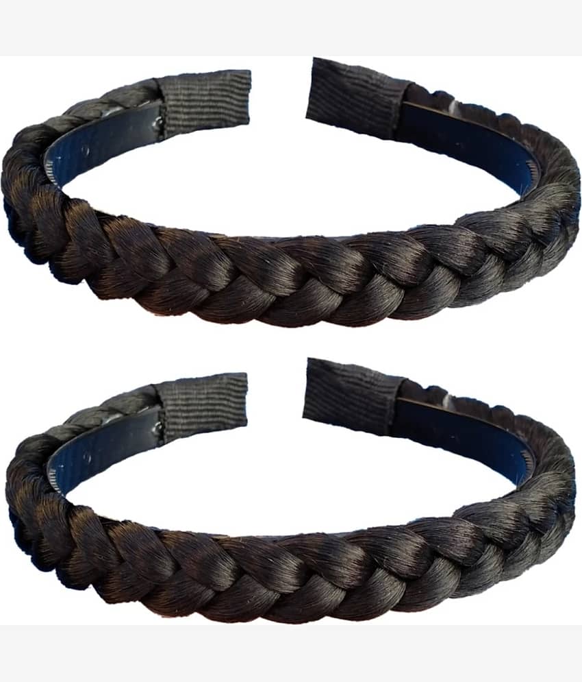 Rhosyn Black Women's Hair Band ( Pack of 2 ) - Jewellery Sets | Buy online on ZillyBuy