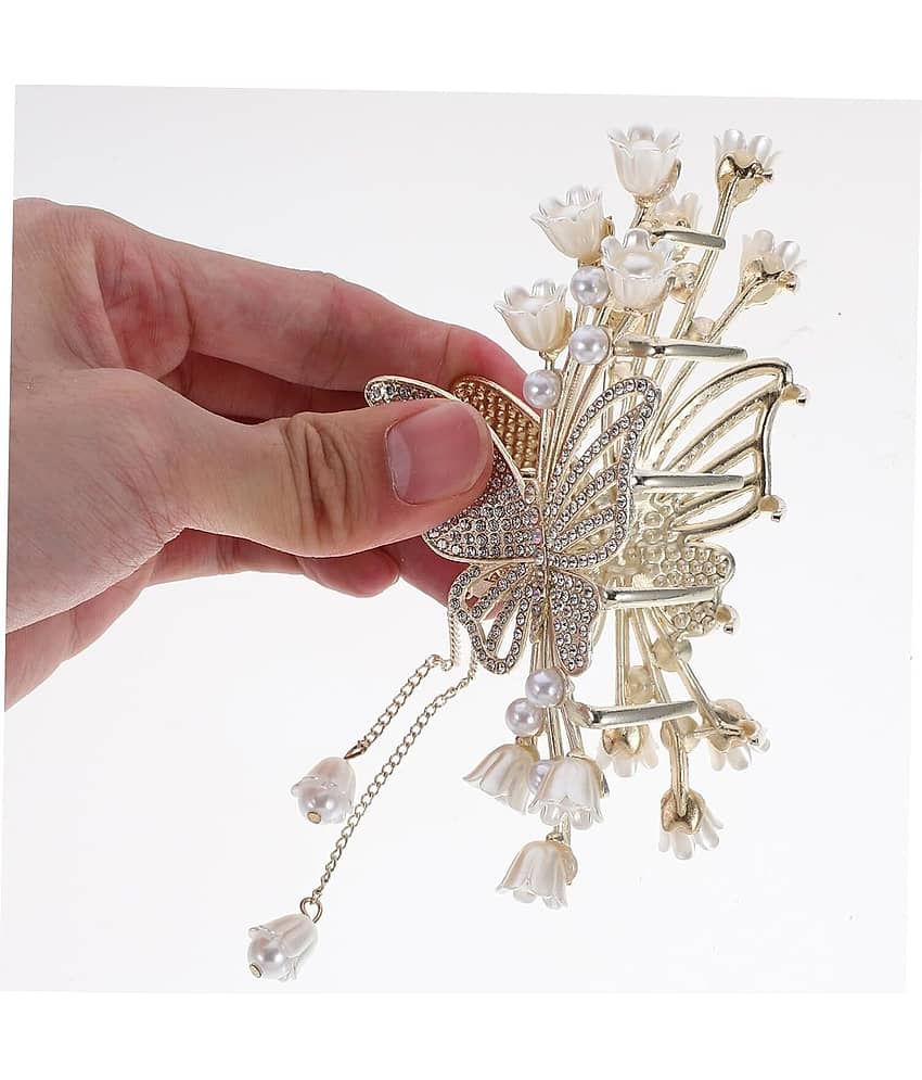 Rhosyn Gold Women's Hair Clip ( Pack of 1 ) - Jewellery Sets | Buy online on ZillyBuy